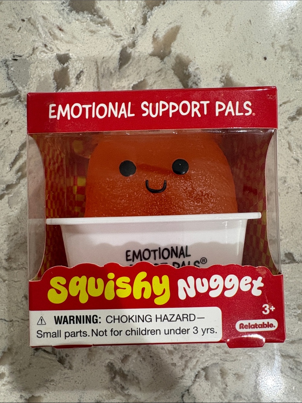 Squishy Nugget - Orange Plush Stress Toy